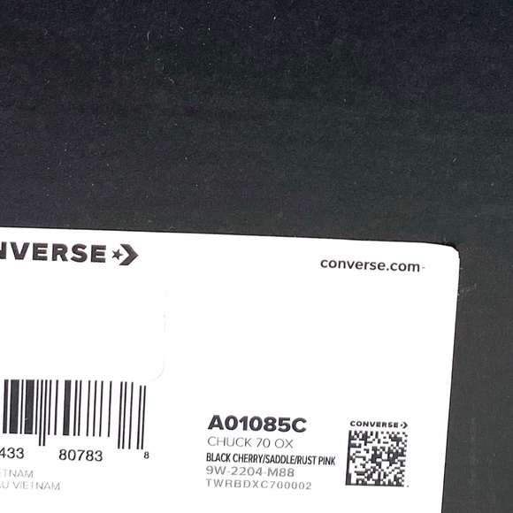 Converse Chuck 70 OX All Star Stingray Split Low men Leather Sneakers A01085C - Picture 10 of 10